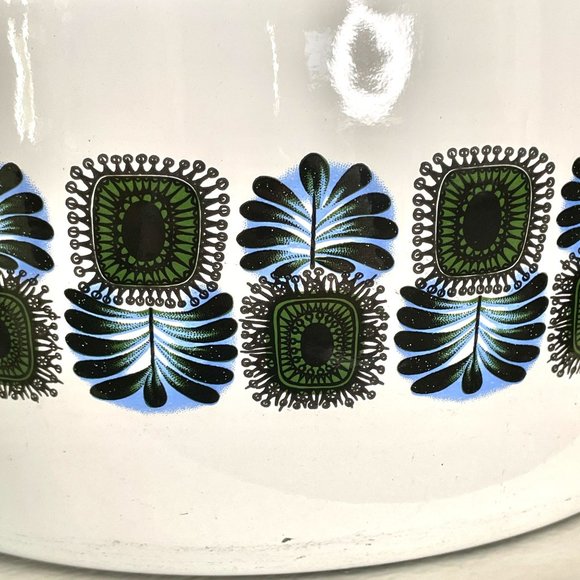 Retro Mid Century Starburst Type Enamel Cooking Stock Pot w/ Lid Austria Email - Picture 7 of 7